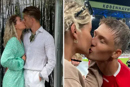 Oliver Sonne y su novia Isabella Taulund presentan a su 'primera beb�'.