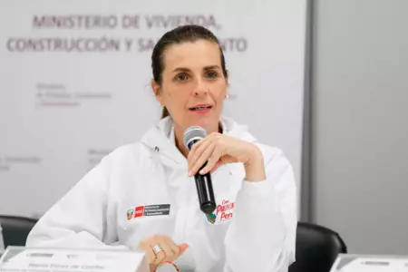 Ministra de Vivienda, Hania Pérez de Cuéllar.