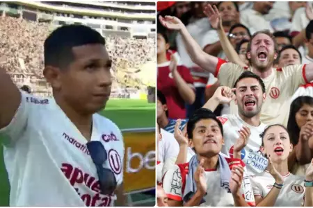 Hinchas de Universitario ovacionan a Edison Flores