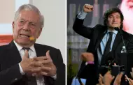 Mario Vargas Llosa pide a los argentinos votar por Javier Milei: "La nica salida es con libertad poltica"