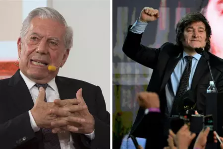 Mario Vargas Llosa pide a los argentinos votar por Javier Milei.