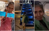 "Ver feliz a mam no tiene precio": Sibenito hace realidad el sueo de su madre de viajar en avin