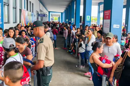 Venezolanos en migraciones Per.