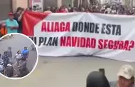 Mesa Redonda: Comerciantes realizan plantn exigiendo retiro de ambulantes de la va pblica