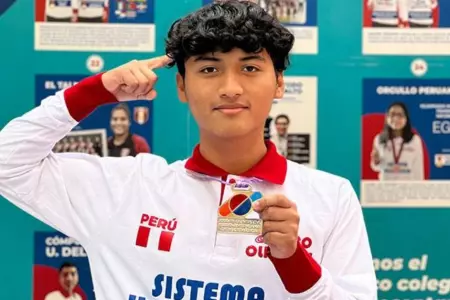 Estudiante peruano gana medallas en competencia de Fsica.