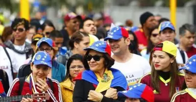 Hay casi un milln de venezolanos regulares en el Per.