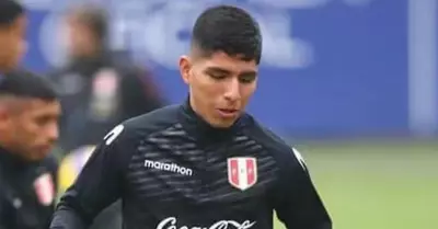 Piero Quispe, volante de la Seleccin Peruana.