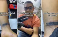 Hinchas molestos por joven que se borr su tatuaje de Alianza Lima: "Este amor no es para cobardes"