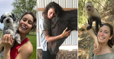 Nikki Vasconez dej de ser abogada para ser psquica de animales.