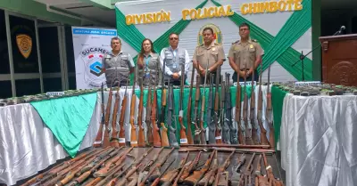 Sucamec decomisa 20 mil armas entre escopetas y revlveres