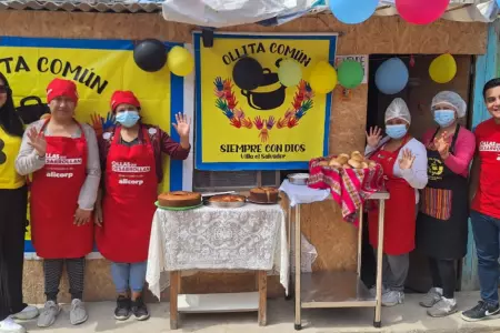 Olla Comn inaugura panadera gracias a apoyo de Alicorp y Exitosa.