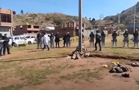 Pobladores linchan a presunto delincuente en Puno