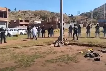 Pobladores linchan a presunto delincuente en Puno