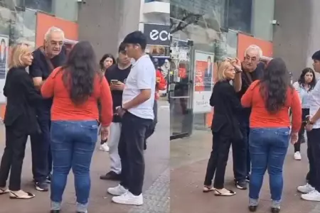 Jorge Fossati molesto por culpa de un hincha que le grit 'gallina'.