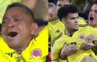 (VIDEO) La emotiva celebracin del pap de Luis Daz en sus goles contra Brasil