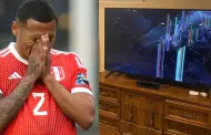 Hincha destruye su televisor por la derrota de Per ante Bolivia: "Gracias por arruinar mi da y mi vida"