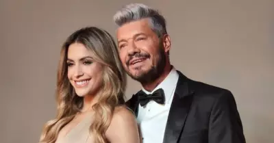 Milett Figueroa y Marcelo Tinelli.