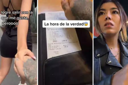 Joven explota porque su cita le pidi pagar la mitad de su cuenta.