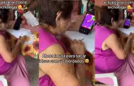 Abuelita sorprende con sus peculiares bocetos de bordado en TikTok: "Resultados de la tecnologa"
