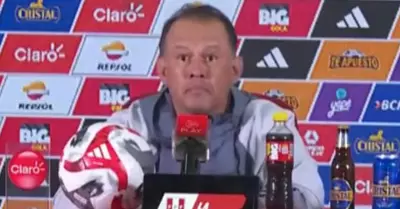 Juan Reynoso, entrenador de la Seleccin Peruana.