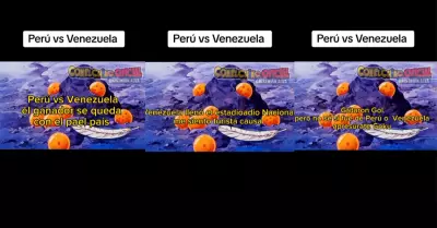Locutor la rompe con 'intros' al estilo DBZ del partido Per vs. Venezuela.