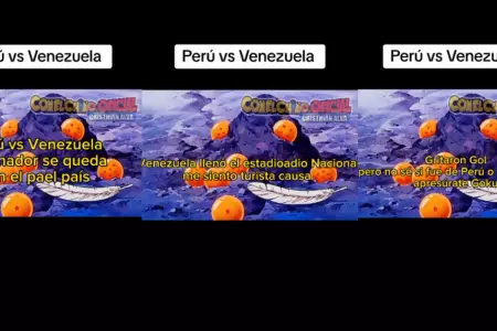 Locutor la rompe con 'intros' al estilo DBZ del partido Per vs. Venezuela.