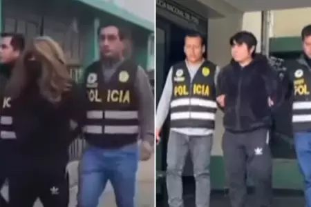 Detienen a disfrazado de mujer en Huancayo.