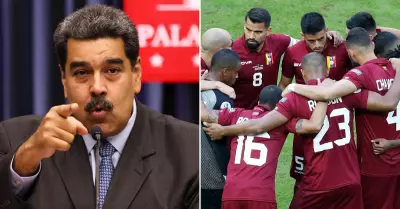 Nicols Maduro rechaza agresiones contra la 'Vinotinto' en Per.