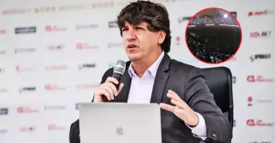Jean Ferrari inconforme con sancin a Alianza Lima.