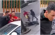Miraflores: Vecinos capturan y golpean a ladrón que robó el celular a una joven