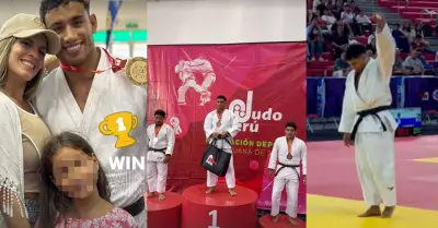 Said Palao se convierte en campen nacional de judo.