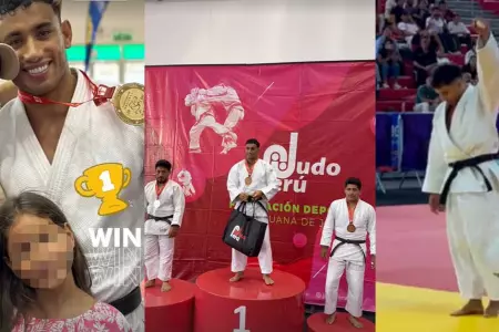Said Palao se convierte en campen nacional de judo.
