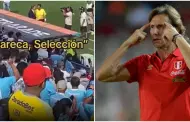 "Gareca Seleccin": Hinchas peruanos ovacionan al entrenador argentino en despedida de Carlos Lobaton