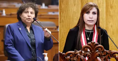 Congresista Susel Paredes y fiscal Patricia Benavides.