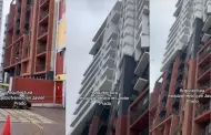 Mujer camina por calle y queda sorprendida al ver un edificio: "Un collage arquitectónico"