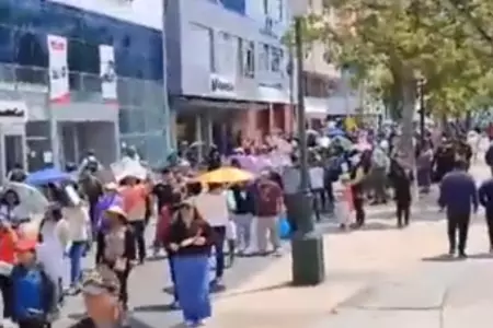 Comerciantes acatan paro en Tacna.