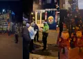¡Asombroso! Policía realizó el encendido de luces de su comisaría: "Ya se siente la Navidad"