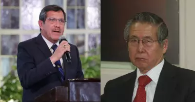 Ministro de Defensa sobre Alberto Fujimori.