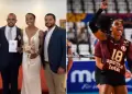Coraima Gómez, voleibolista de la 'U', se casó.