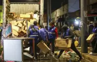 Desalojo en el Callao! Casi 500 ambulantes fueron retirados del Jirn Coln durante megaoperativo