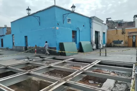 Acueductos coloniales de plazuela trujillana lucen con basura y desprotegidos