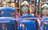 Chofer caus revuelo en TikTok con gigantografa de Guns N' Roses dentro de bus: "Tiene buen gusto"