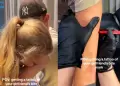 Hombre se tatúa la mordida de su novia.