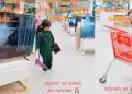 Nia rompi televisor en tienda comercial y usuarios reaccionan: "Pag su mam?"
