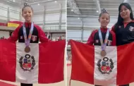 Orgullo! Virginia Monteserin gana medalla de bronce y plata en Campeonato Sudamericano Juvenil de Gimnasia Rtmica