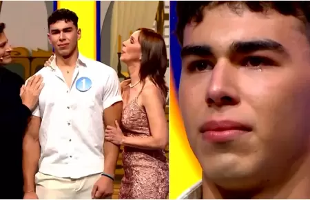 Laly Goyzueta y Mariano Sabato presentan a su hijo Enzo en TV