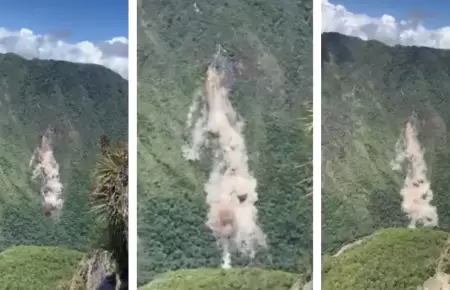 Deslizamiento en Cusco no afectaría ingreso a Machu Picchu.