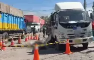 Arequipa: Camión atropella y mata a trabajador de Seal y deja herido a periodista de Exitosa