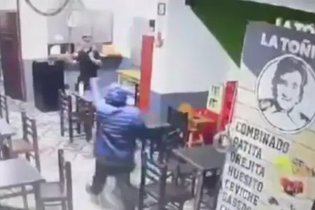 Delincuentes agreden y roban a trabajadores de local en Trujillo.