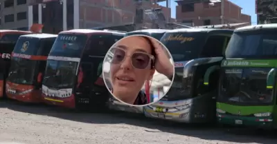Turista chilena queda maravillada por buses peruanos.